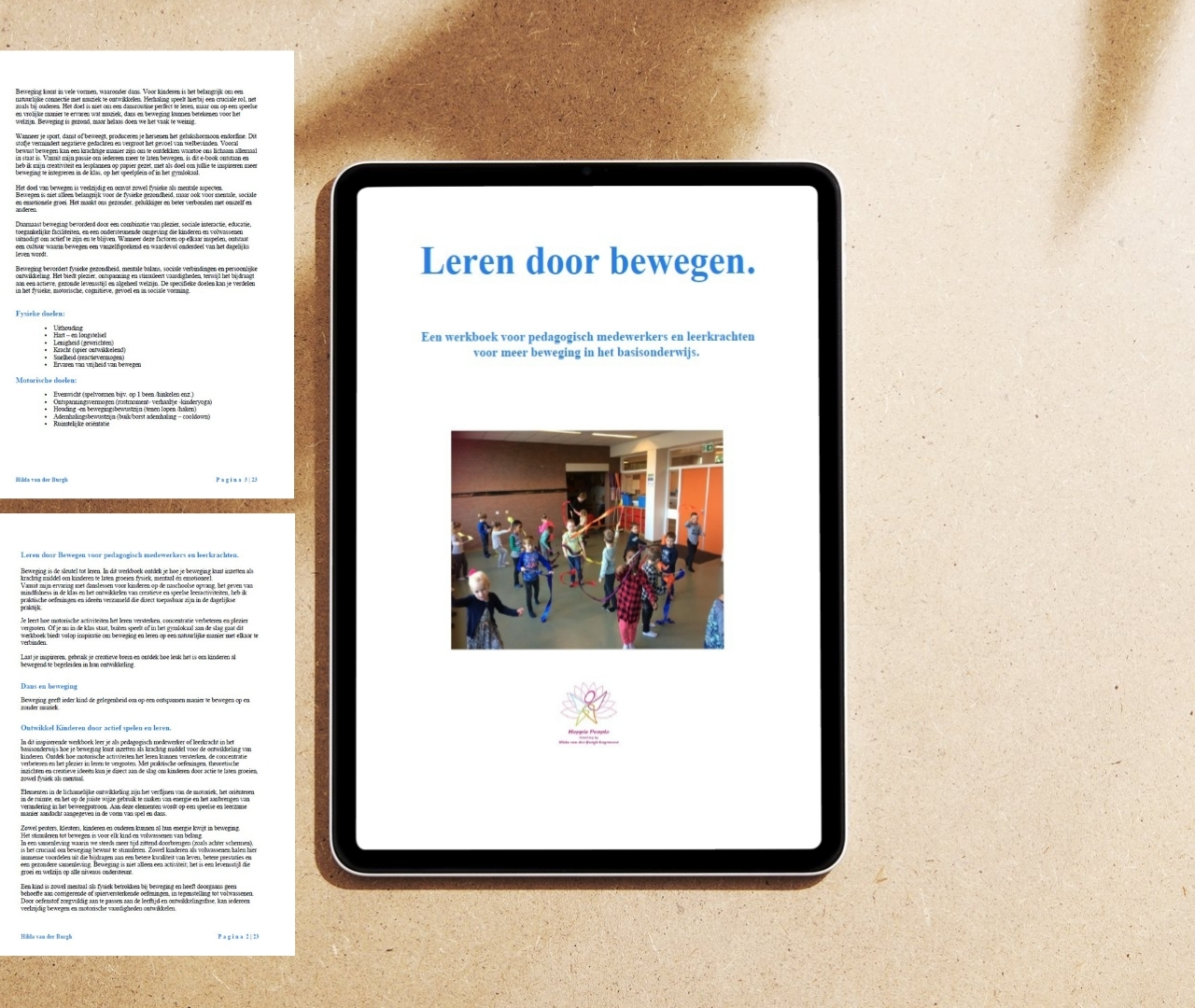 E-Book en werkboek: Leren door bewegen voor leerkrachten en pedagogisch medewerkers. - Afbeelding 2